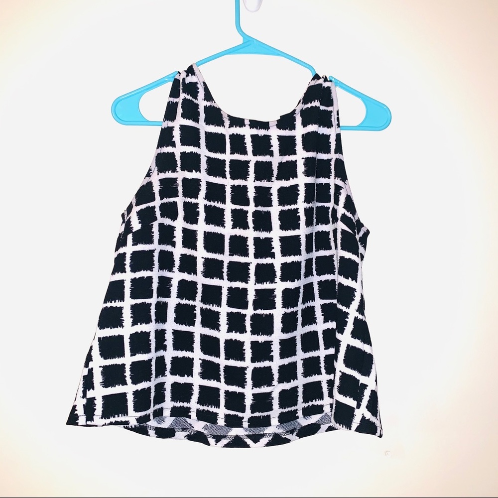 Forever 21 Houndstooth Top